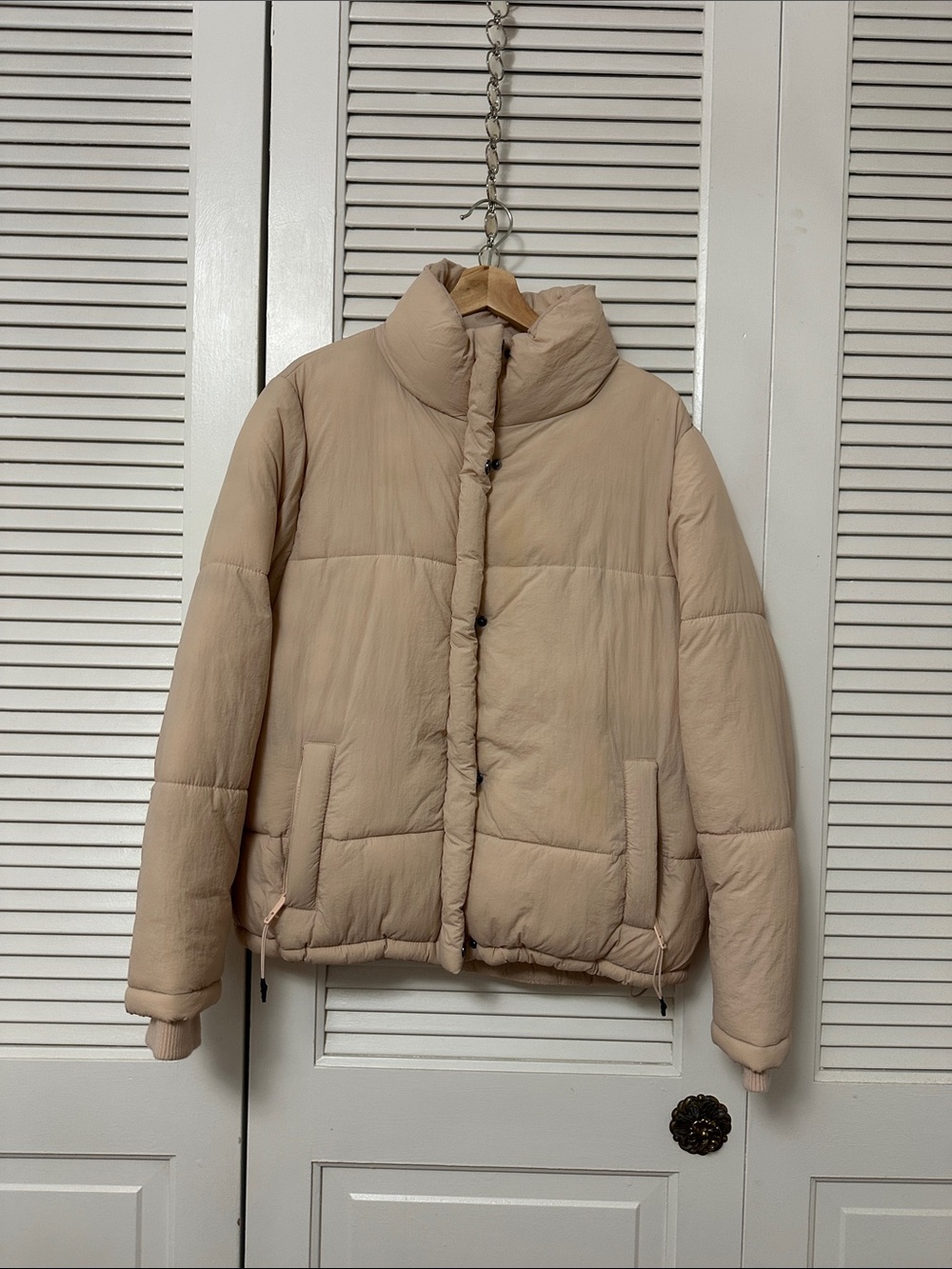 Cotton On Body Light Beige Puffer Jacket